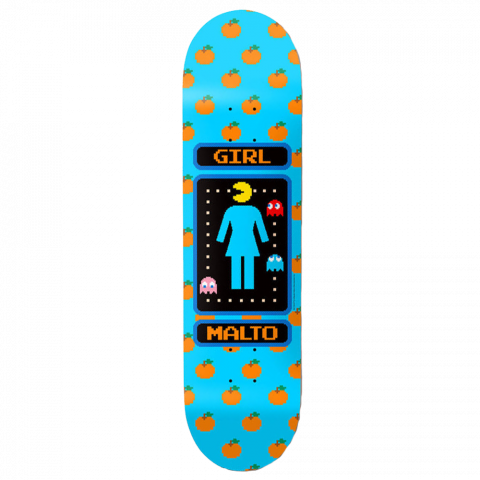 Дека для скейтборда Girl - Malto Pac-Man Blue 8.0